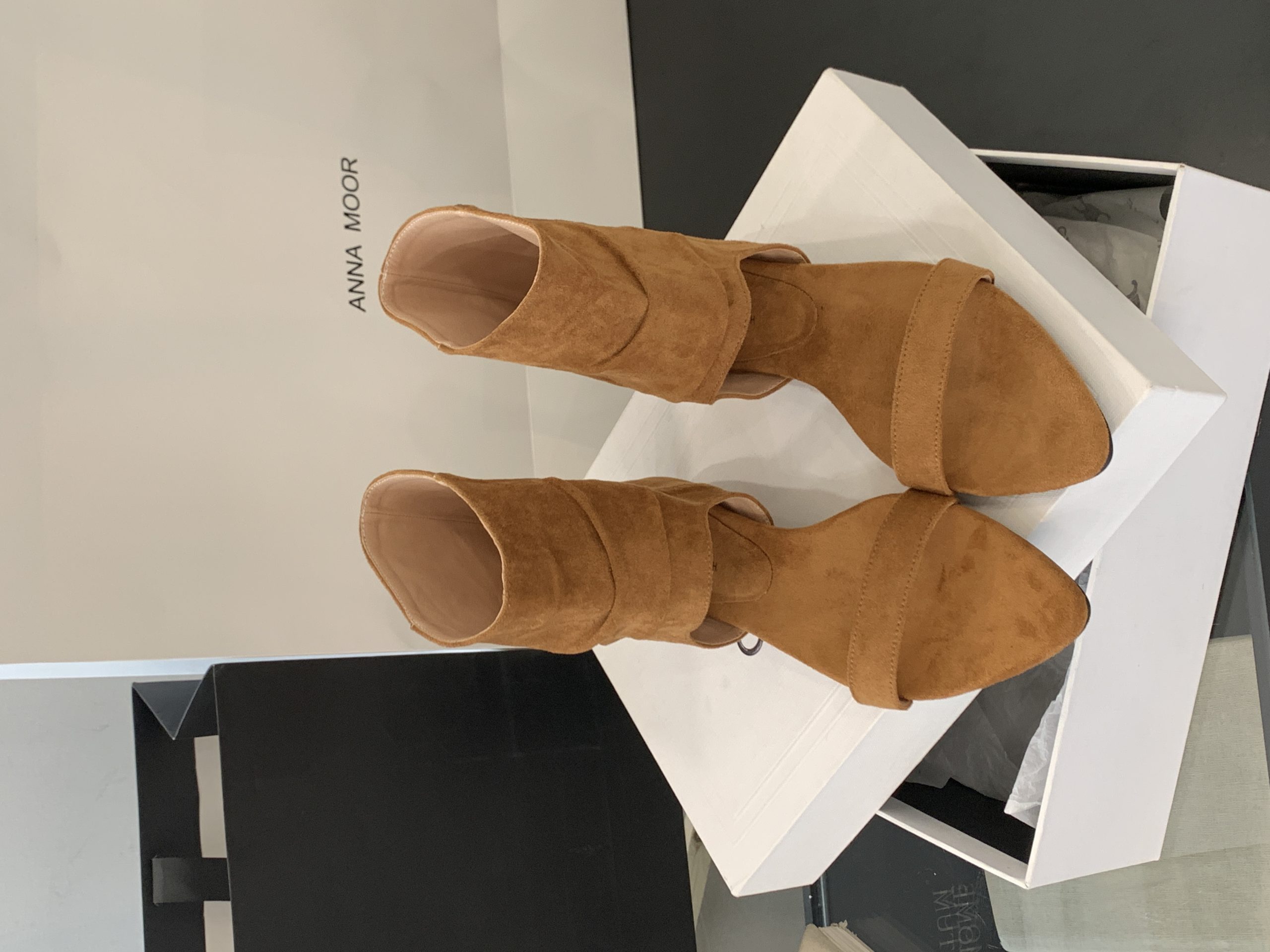 2025 New Retro Buckle Slide Sandals Elegant Low Heel Ankle Boots Roman Shoes - Image 4